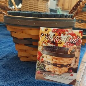 Longaberger Brown and Black Basket